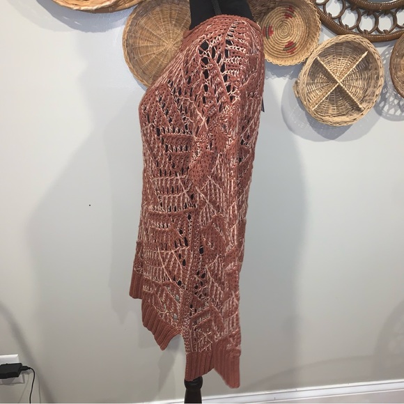 Crotchet open stitch tunic sweater (boho, bohemian, western) Universal Thread - Picture 6 of 8